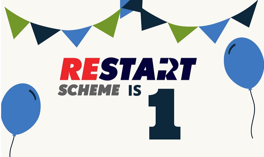 Restart is one graphic