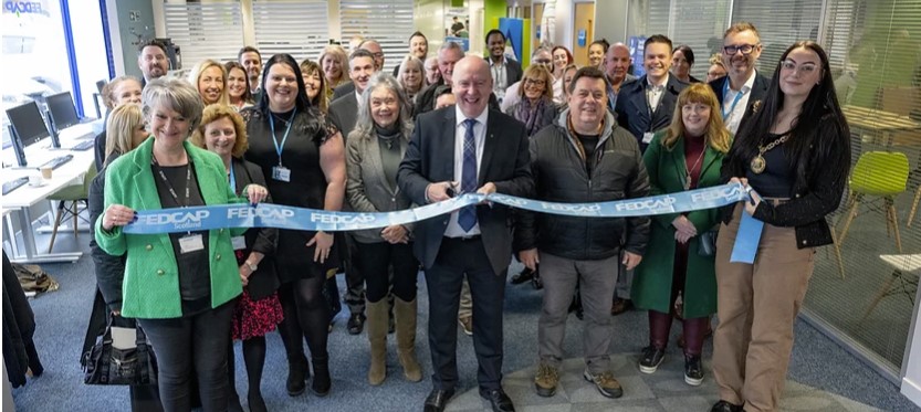 Willie Coffey MSP officially opens our newly-refurbished office in Kilmarnock
